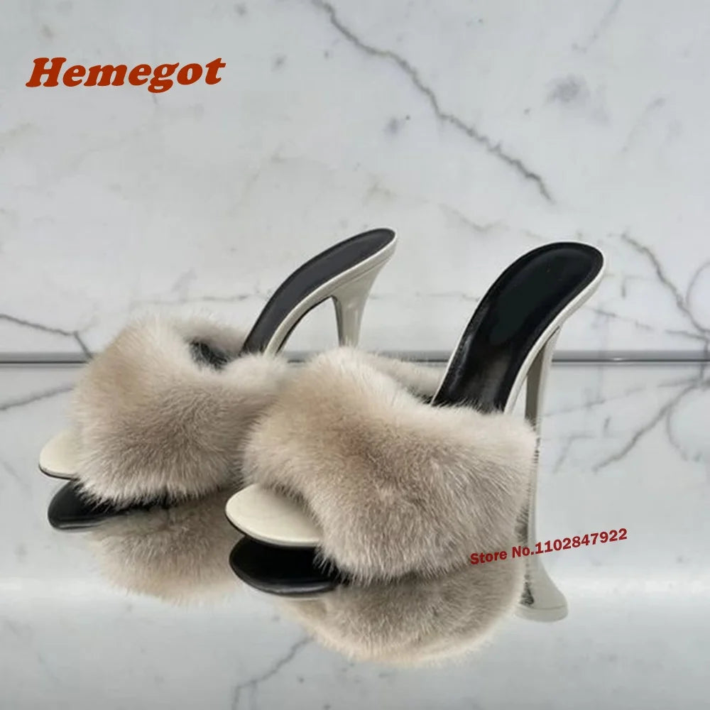 Talons plush avec fourrure