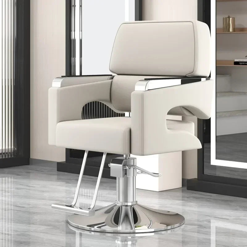 Chaise de salon de coiffure ergonomique et moderne