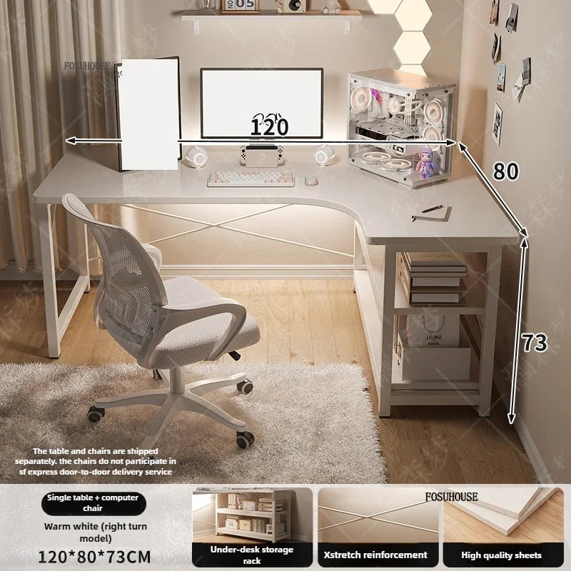 Bureau d'angle Nordique en bois