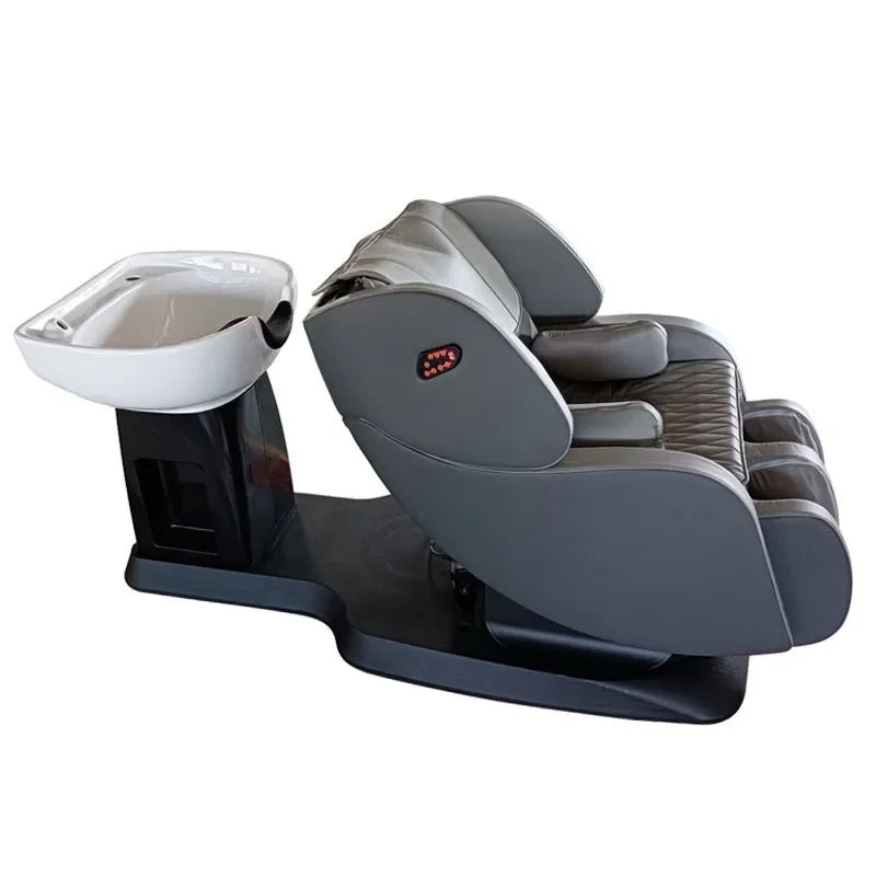 Chaise de Shampoing pour salon de coiffure en forme de fleur
