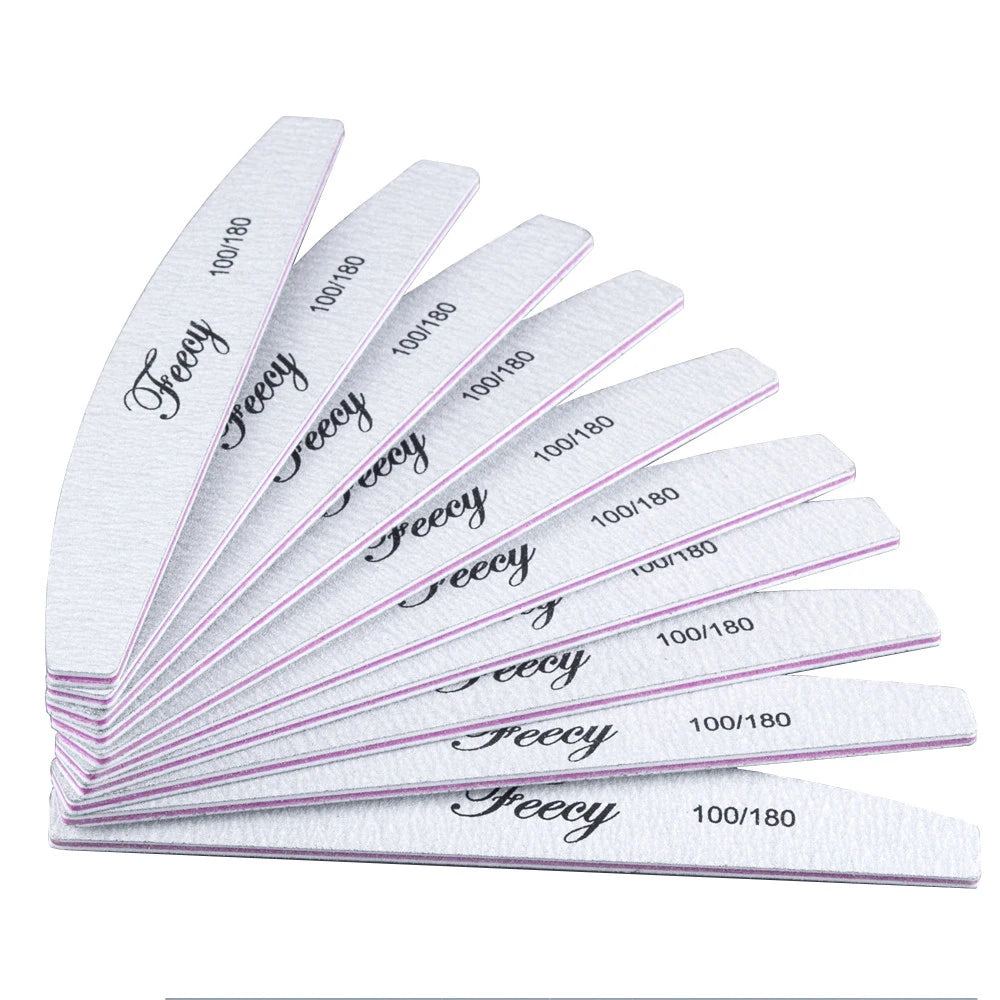 Limes à ongles doubles-côtés (Lot de 10)