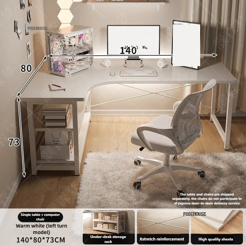 Bureau d'angle Nordique en bois