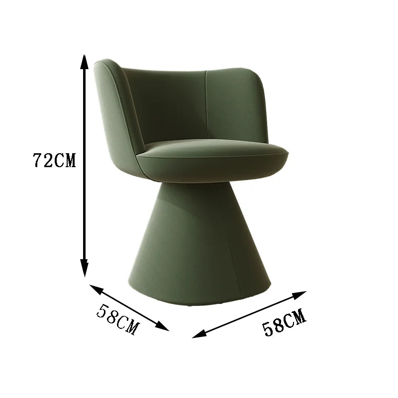 Chaise rotative style nordique