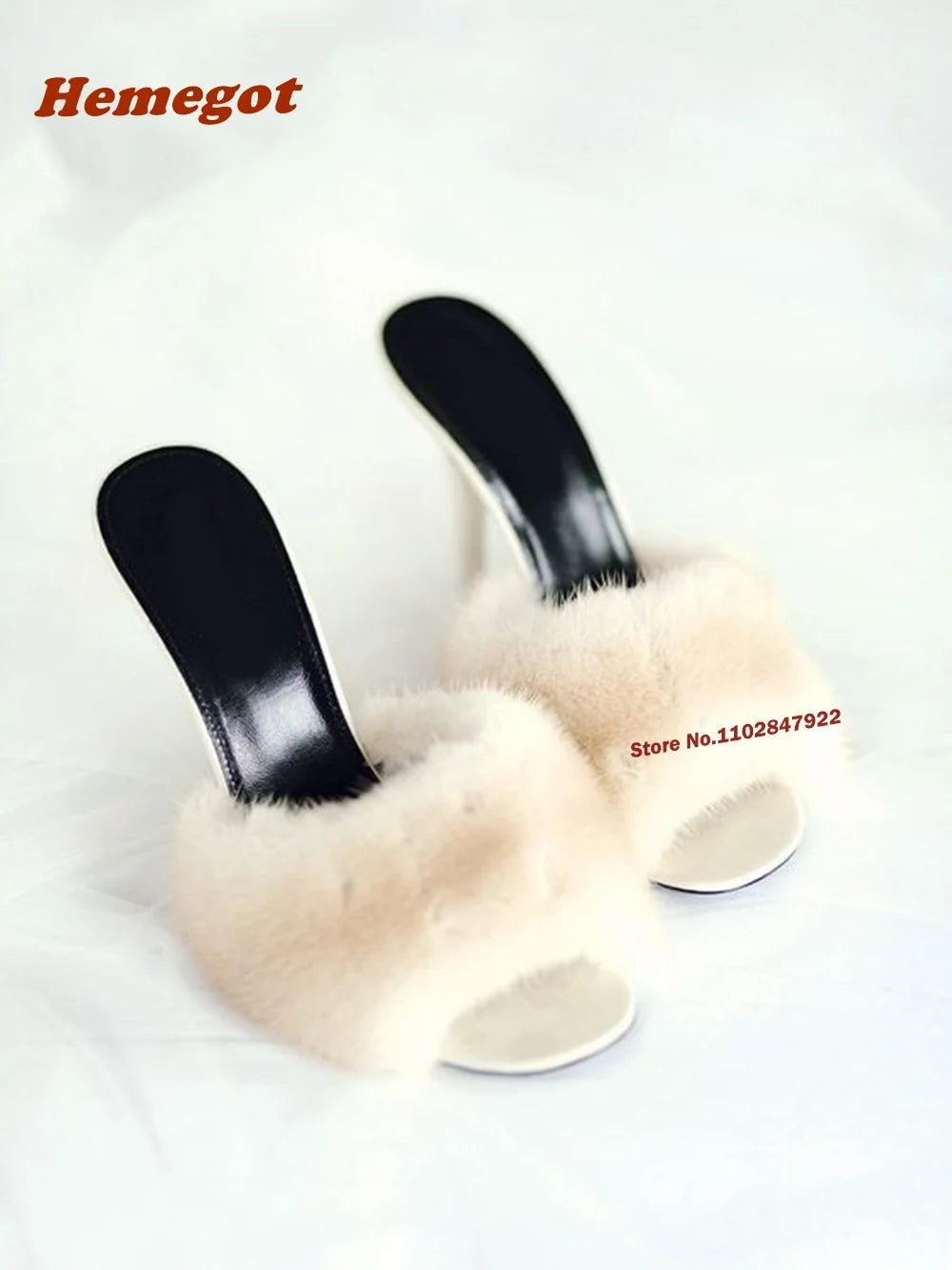 Talons plush avec fourrure