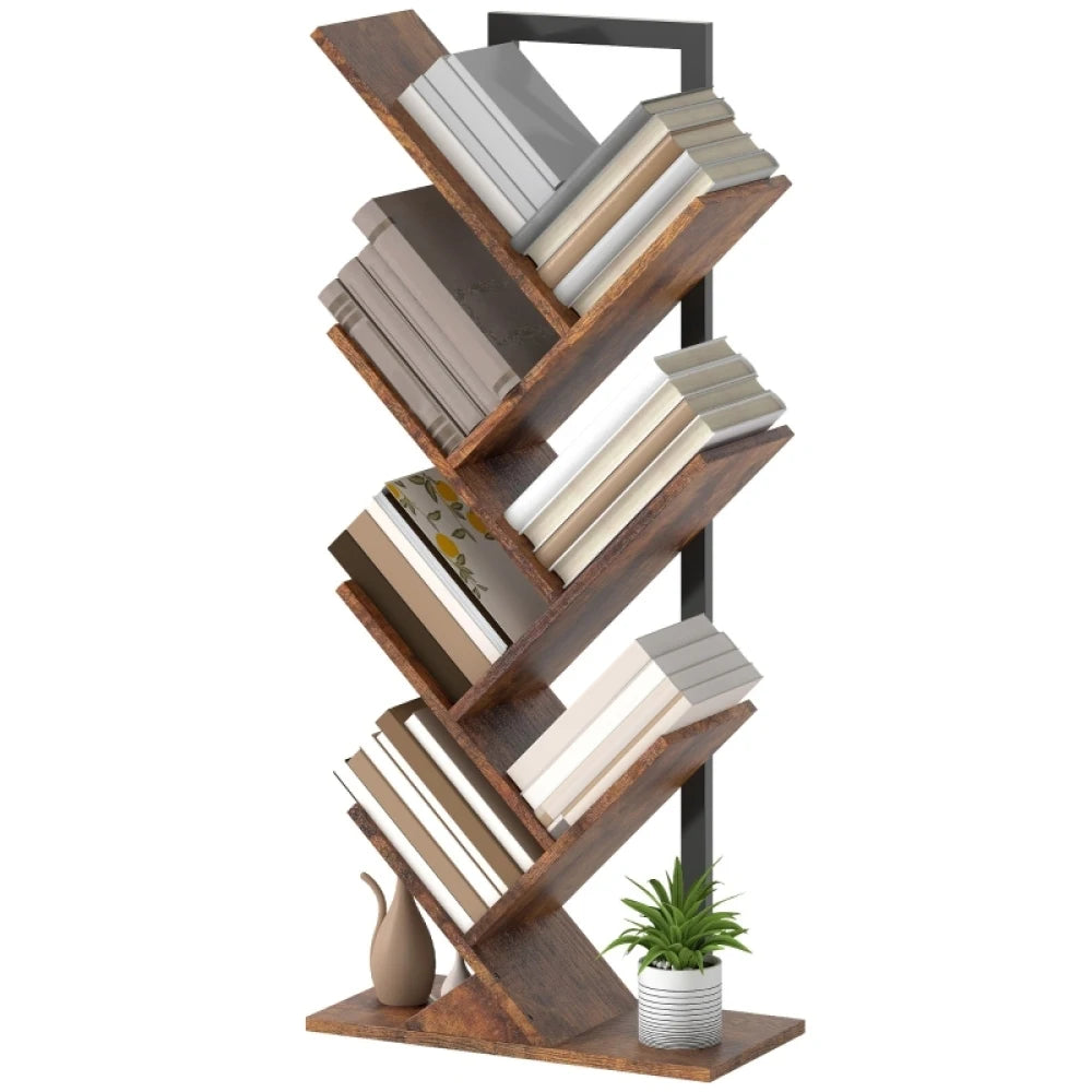 Bibliothèque moderne en bois