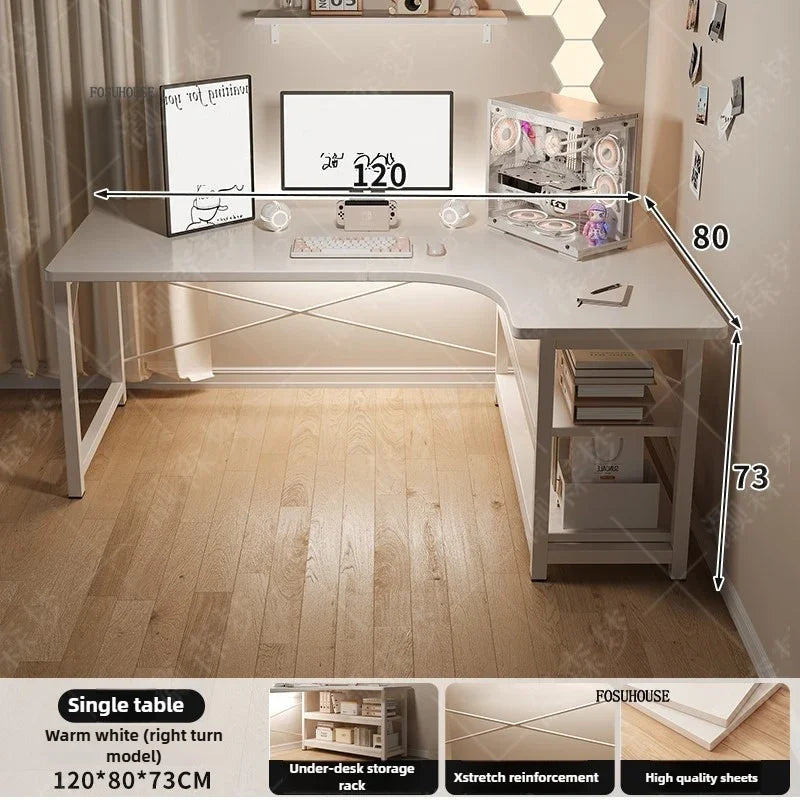 Bureau d'angle Nordique en bois