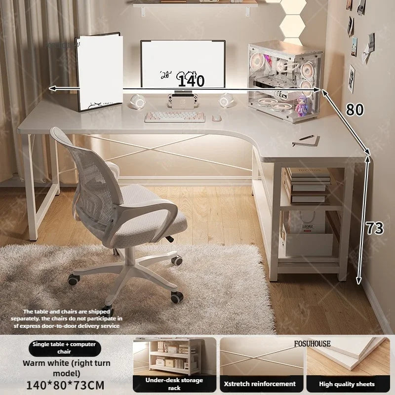 Bureau d'angle Nordique en bois