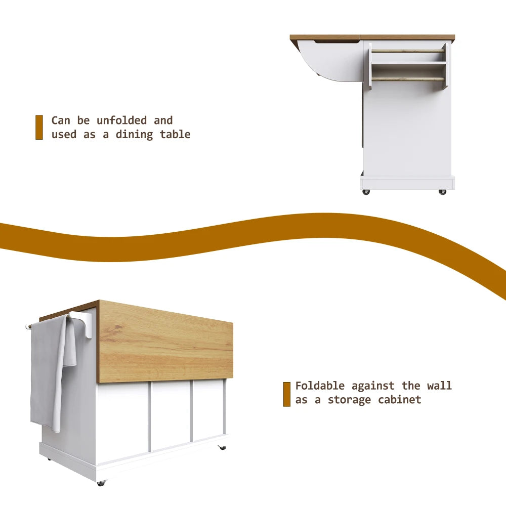 Ilo de cuisine multi-fonctionnel pour petit appartement