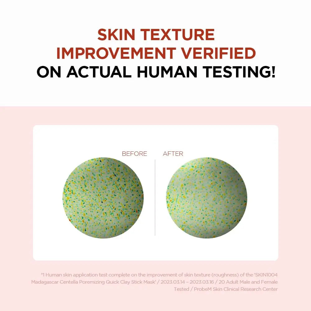 Skin1004 Madagascar Centella Poremizing Quick Clay Stick Mask 27g
