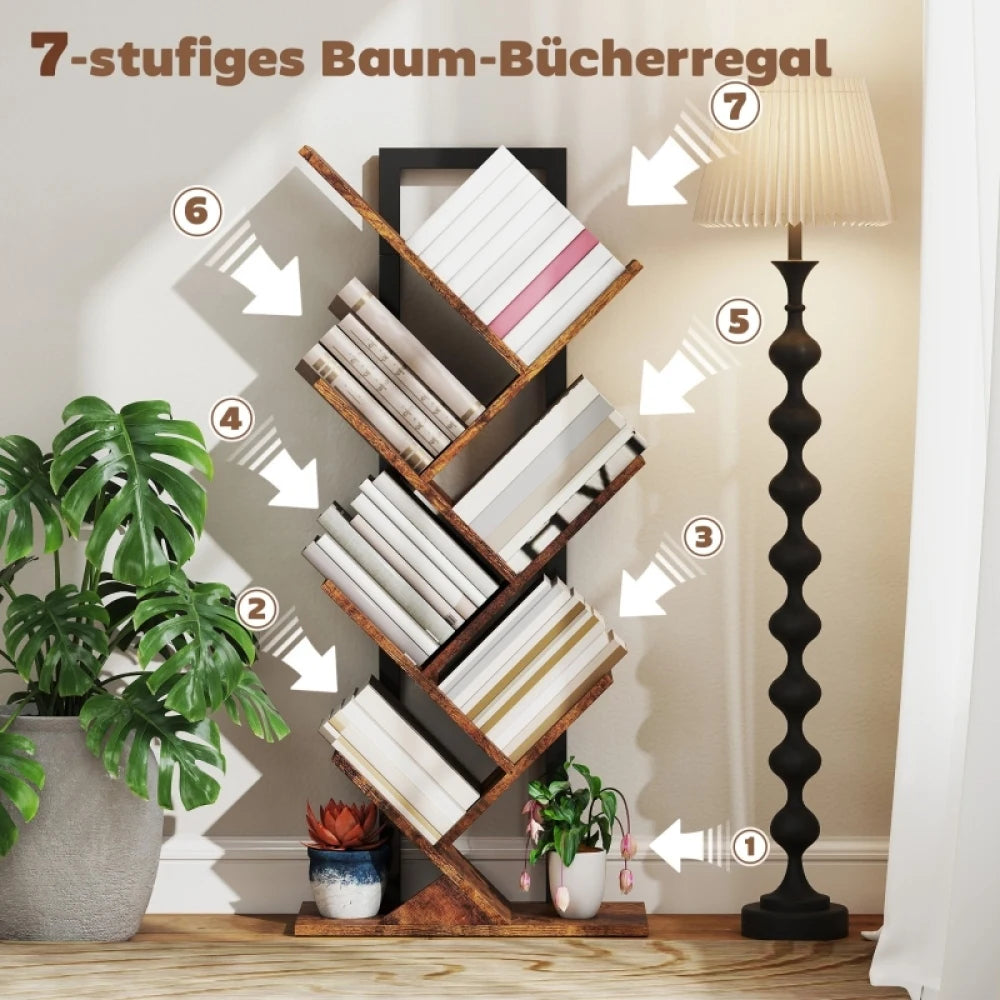 Bibliothèque moderne en bois
