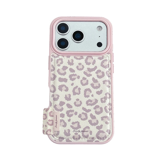 Coque de téléphone motif léopard rose