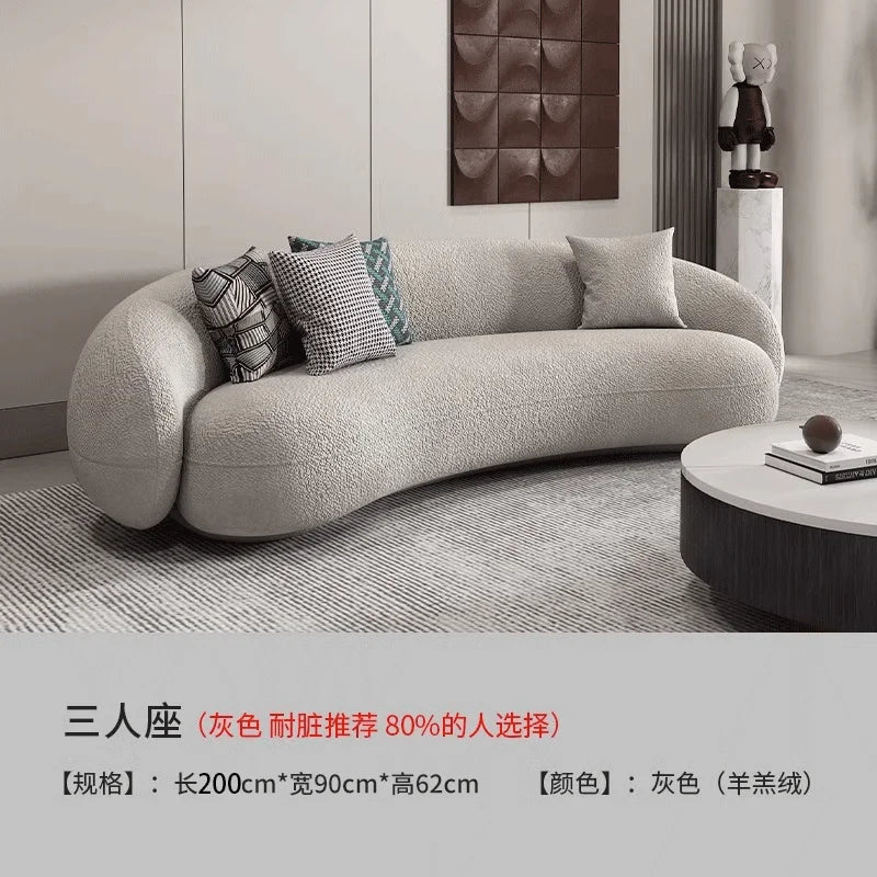 Sofas blancs et modernes
