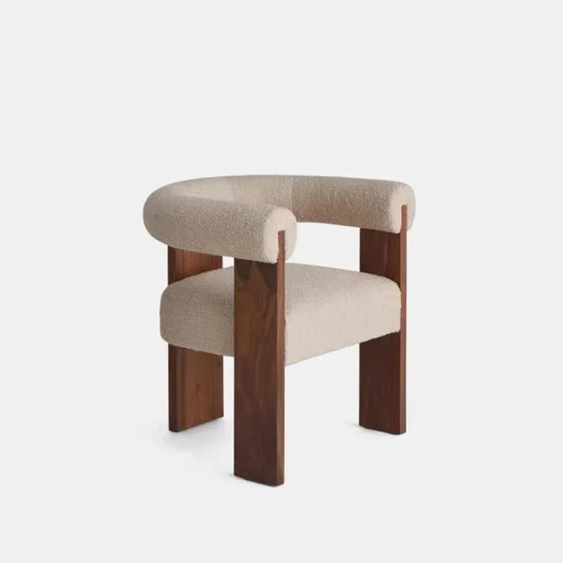 Chaises de salon finitions bois