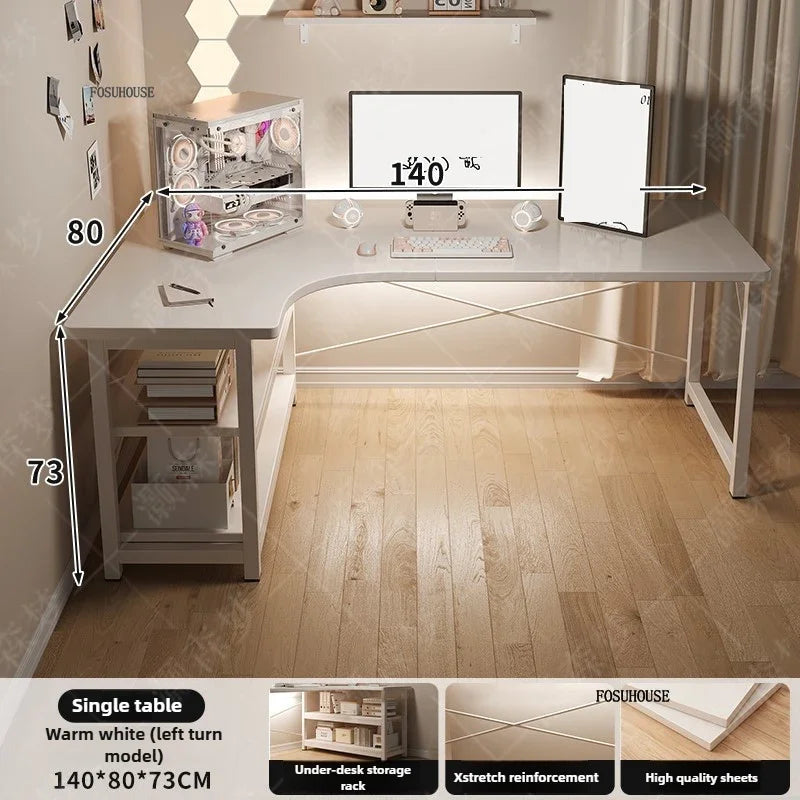 Bureau d'angle Nordique en bois