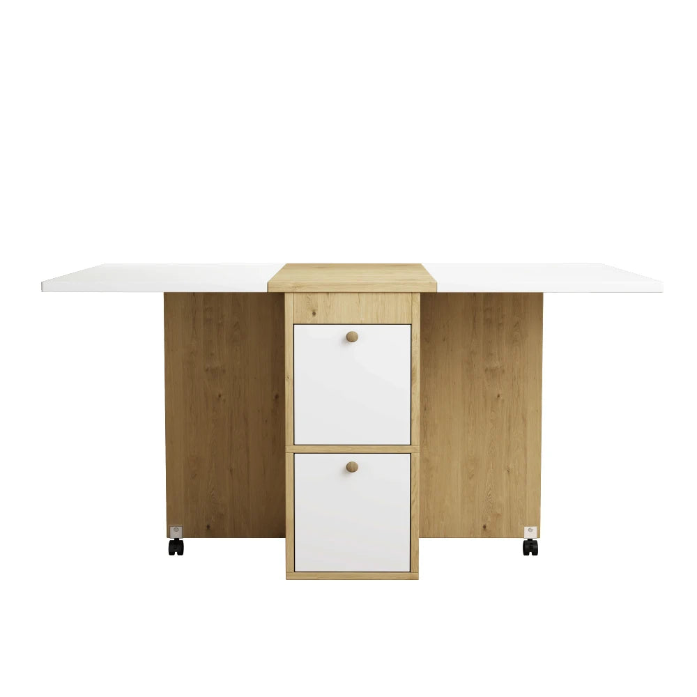 Meuble Muti-fonctionnel en bois avec chaises et rangements