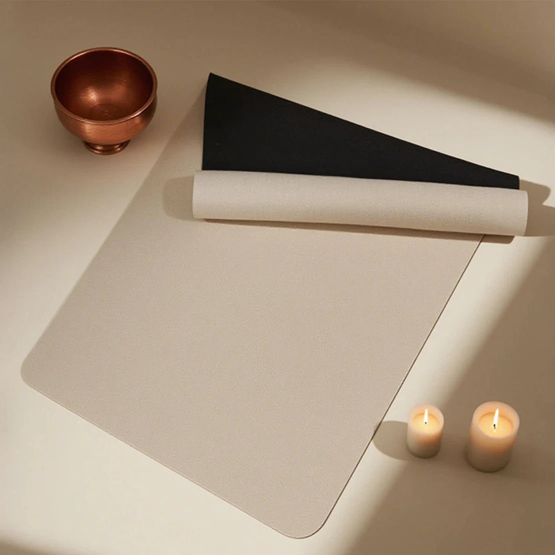 Tapis de Yoga en Lin