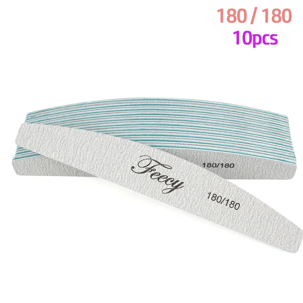Limes à ongles doubles-côtés (Lot de 10)