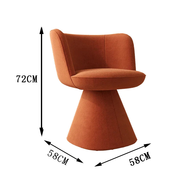 Chaise rotative style nordique