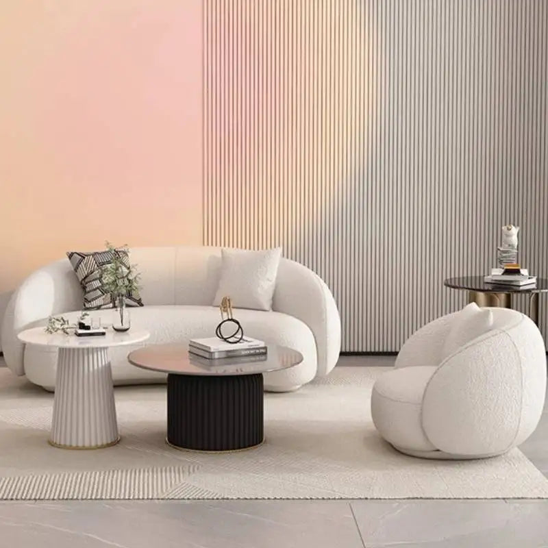 Sofas blancs et modernes