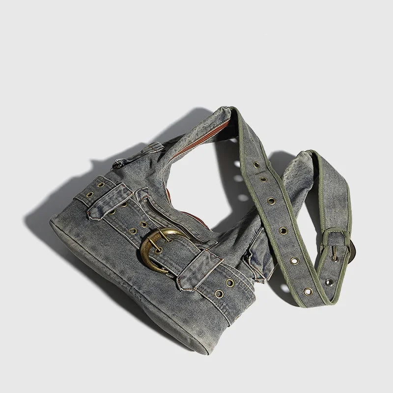 Sac à main vintage en denim