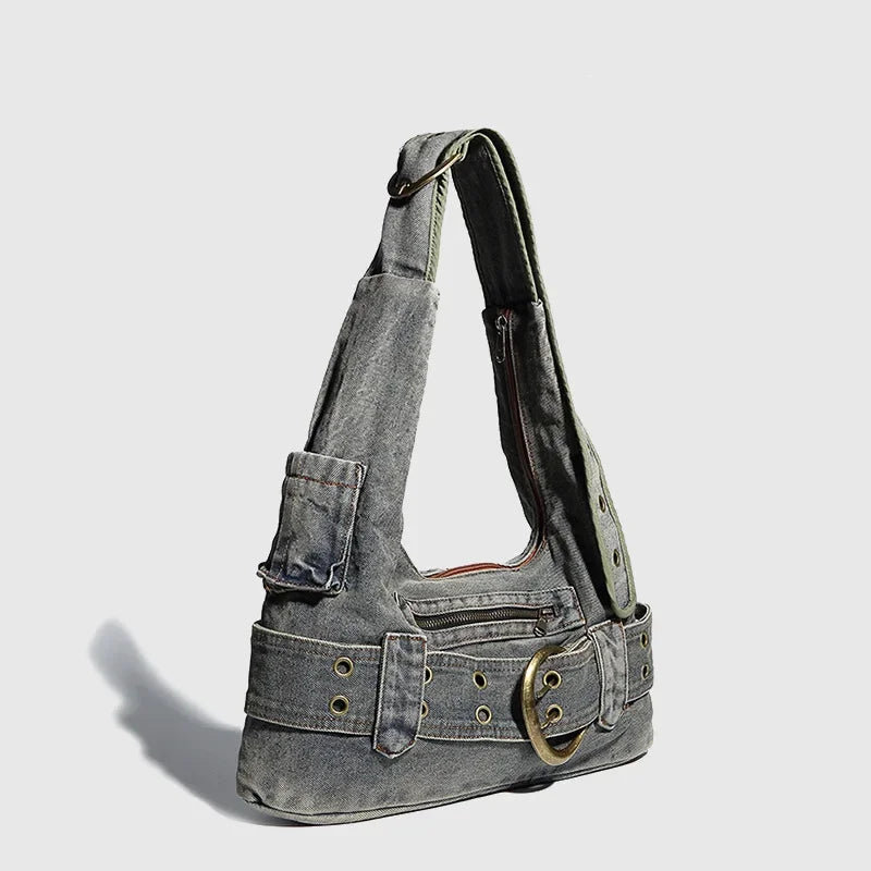 Sac à main vintage en denim