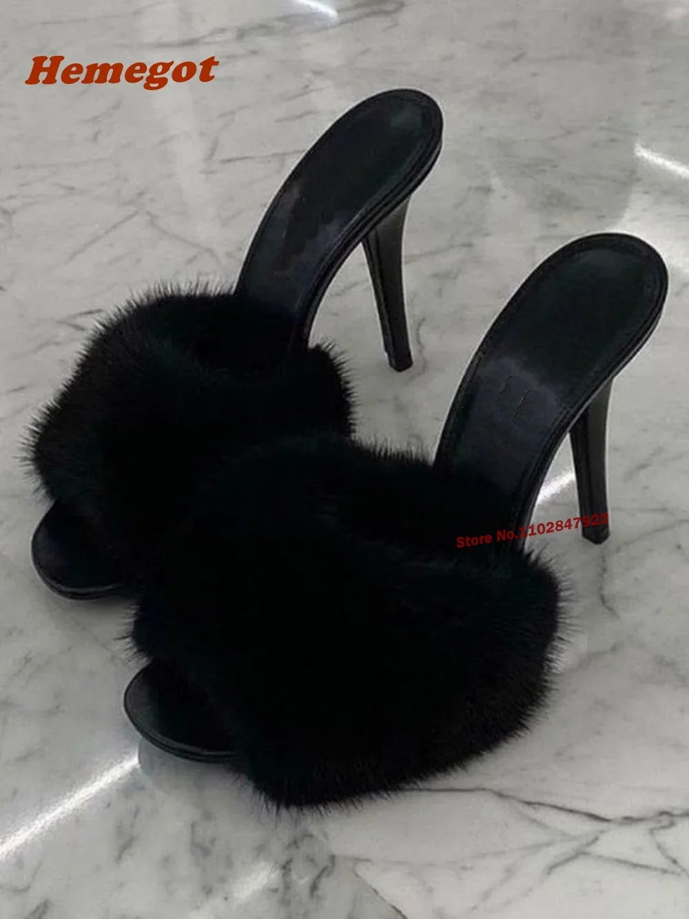 Talons plush avec fourrure