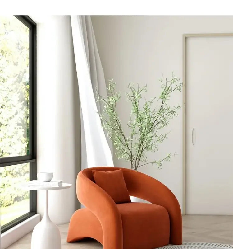 Chaise de salon minimaliste scandinave moderne