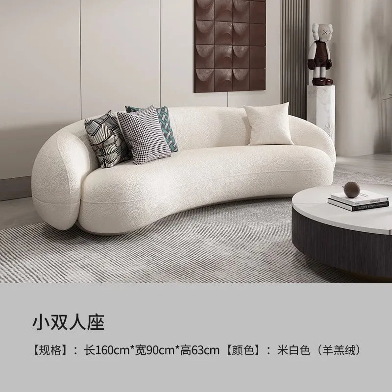 Sofas blancs et modernes
