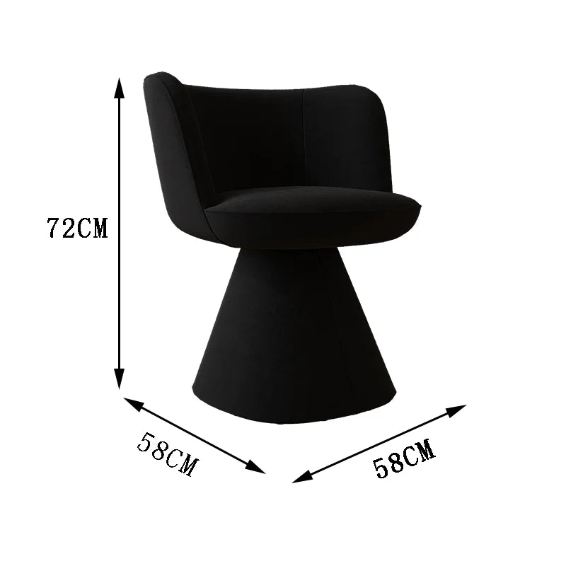 Chaise rotative style nordique