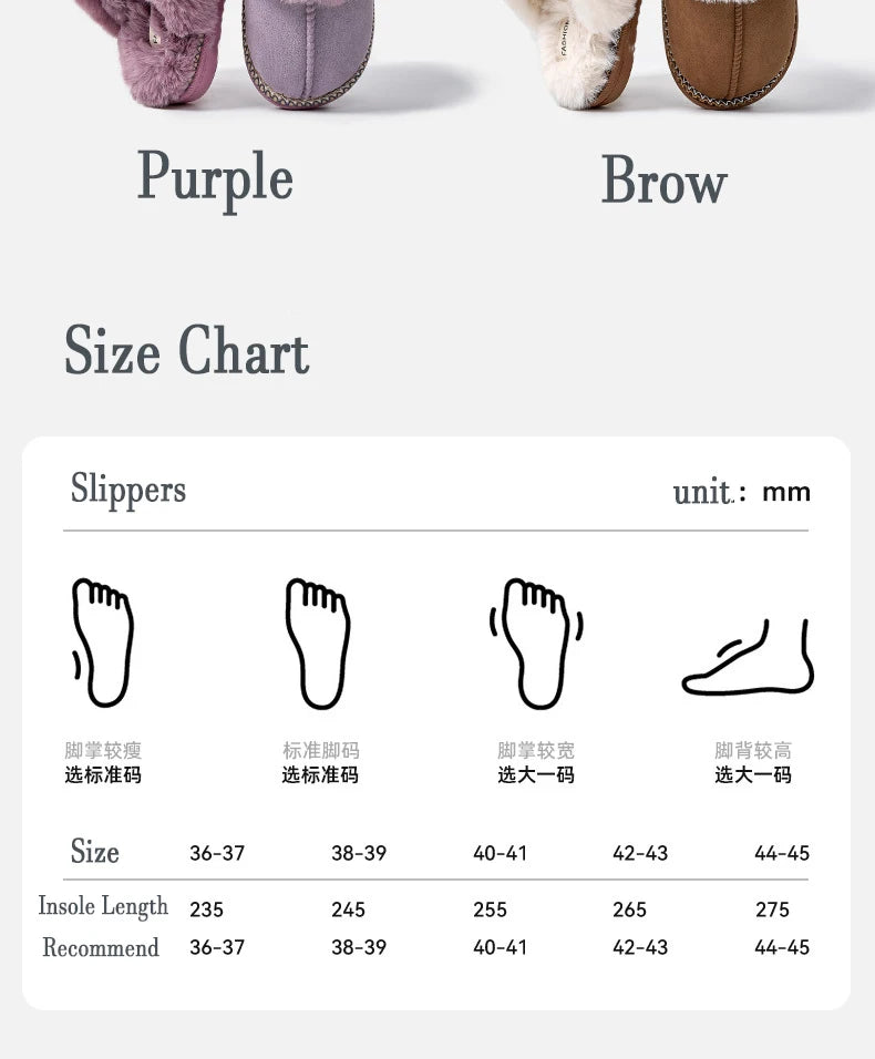Chaussons comfortable multi-couleurs