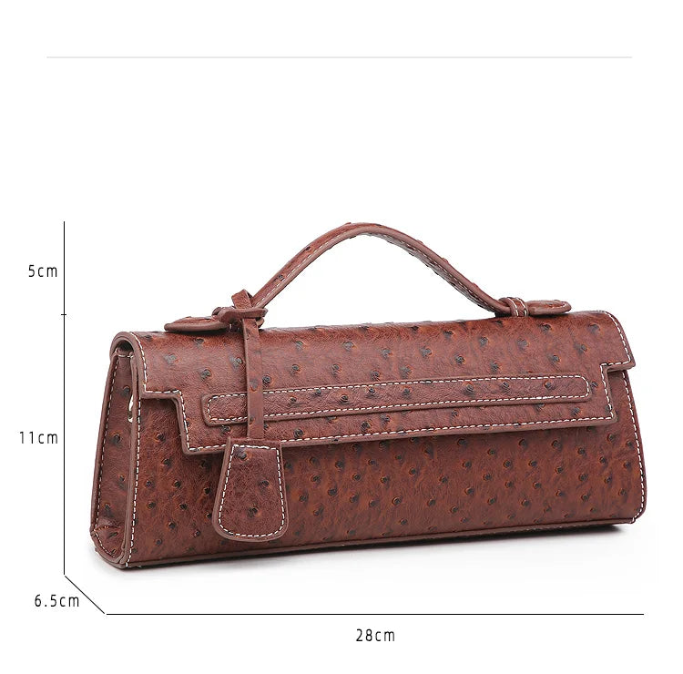 Sac à main style "Autruche"