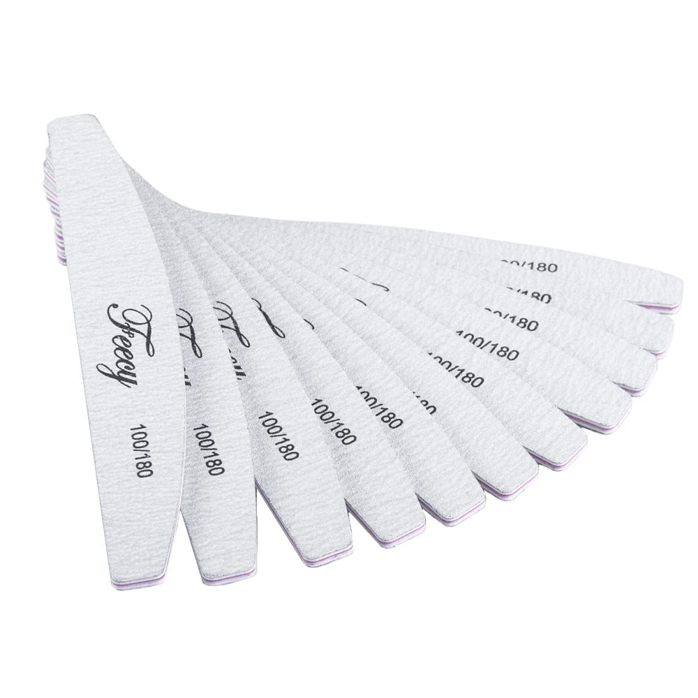Limes à ongles doubles-côtés (Lot de 10)