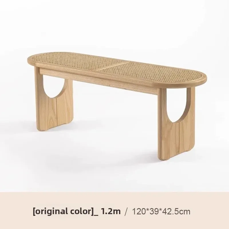 Banc au style minimaliste en bois