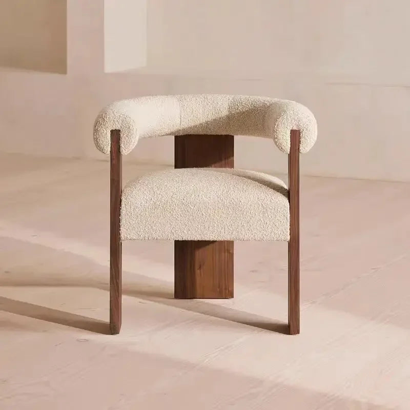 Chaises de salon finitions bois