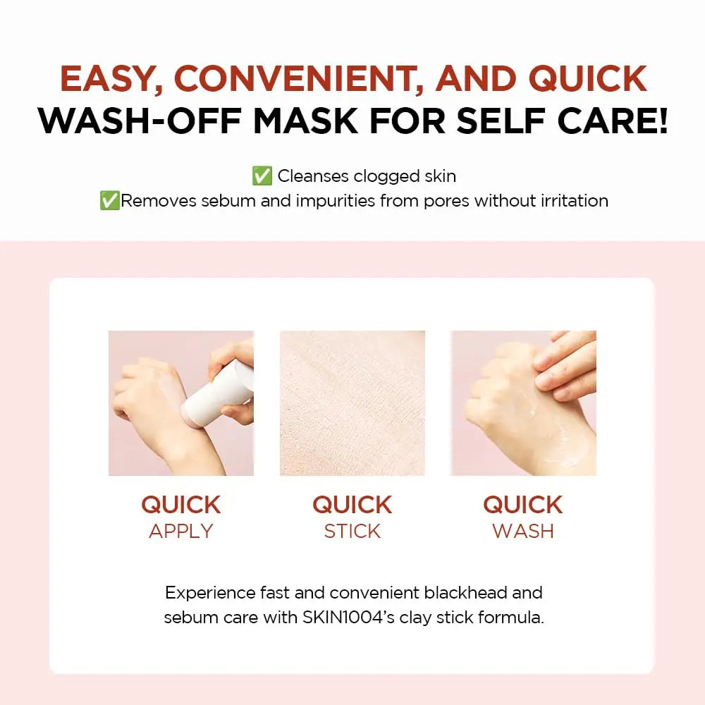 Skin1004 Madagascar Centella Poremizing Quick Clay Stick Mask 27g