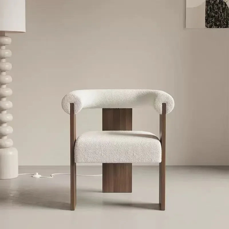 Chaises de salon finitions bois
