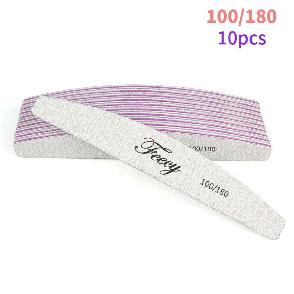 Limes à ongles doubles-côtés (Lot de 10)