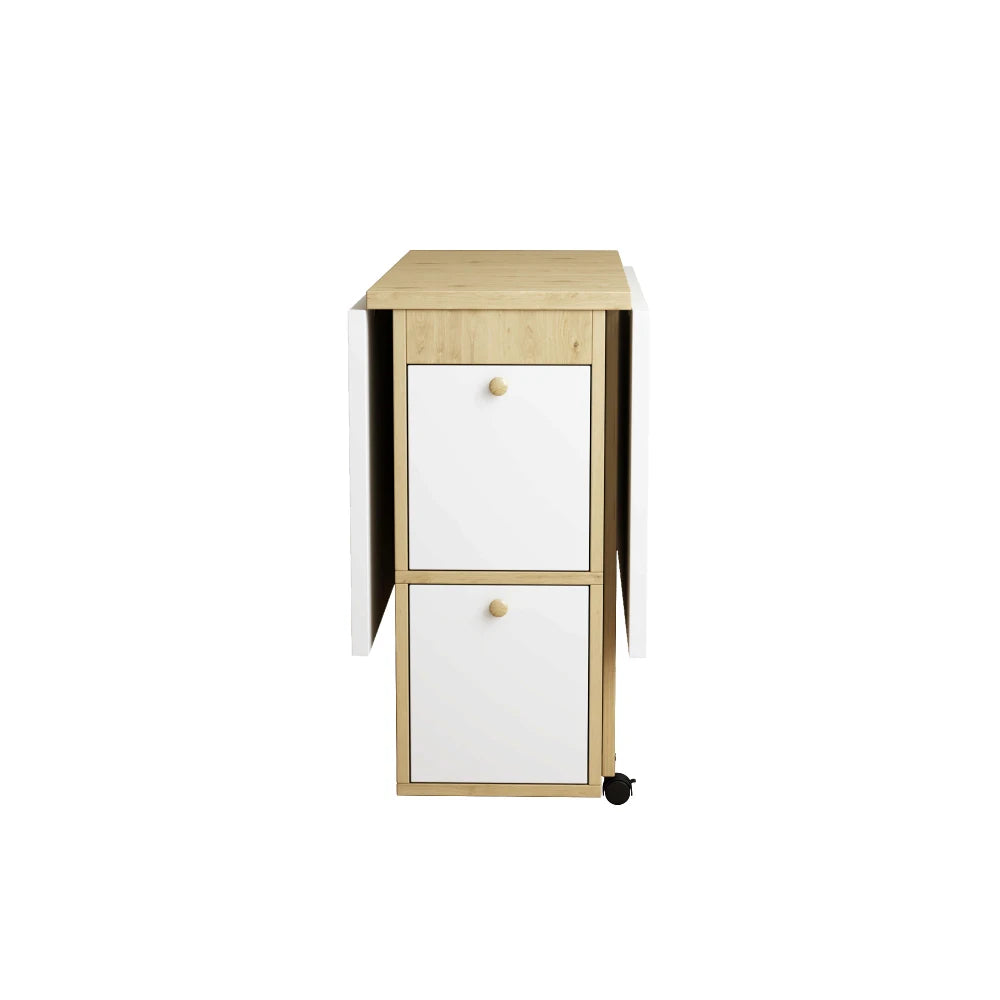 Meuble Muti-fonctionnel en bois avec chaises et rangements