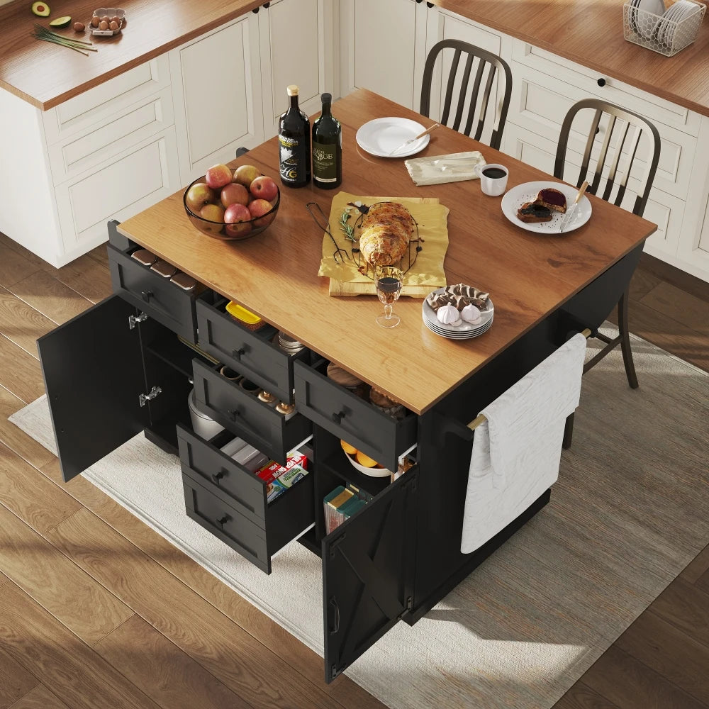 Ilo de cuisine multi-fonctionnel pour petit appartement