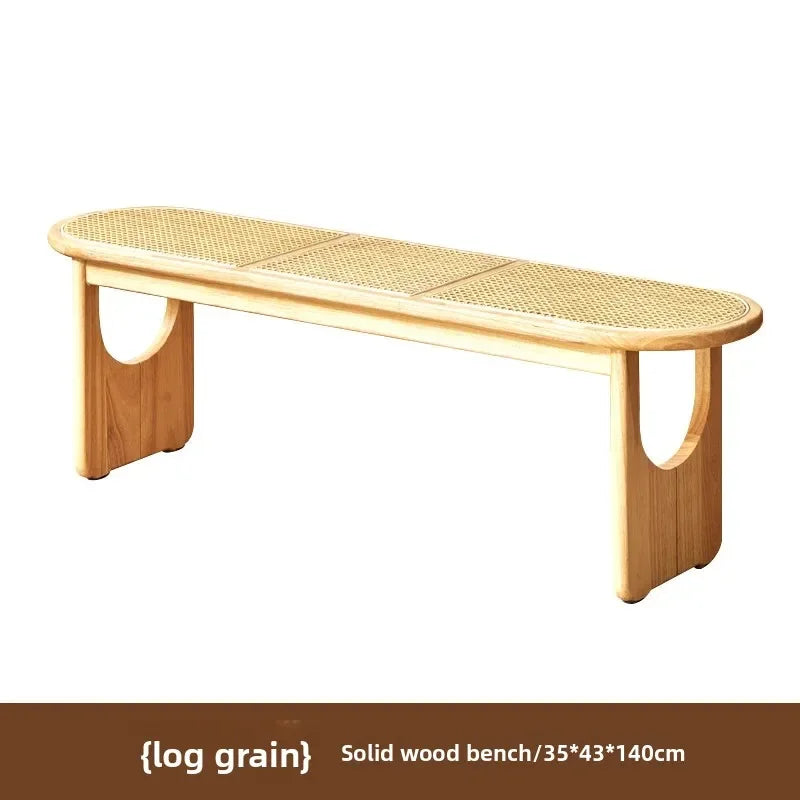 Banc au style minimaliste en bois