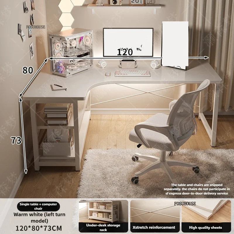 Bureau d'angle Nordique en bois