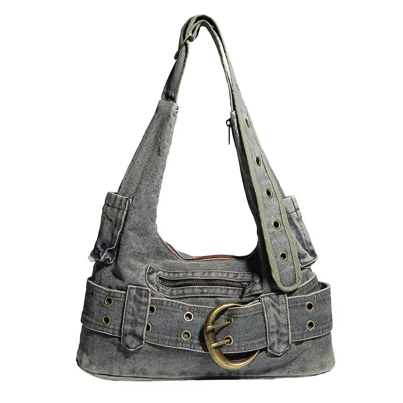 Sac à main vintage en denim