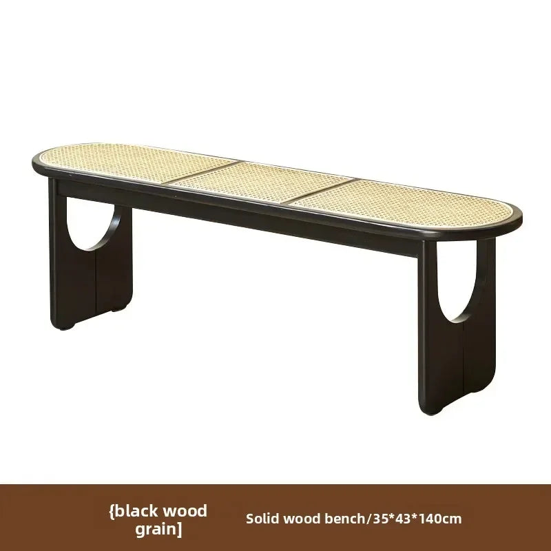 Banc au style minimaliste en bois