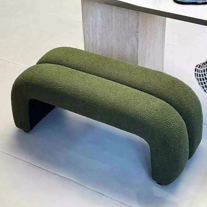 Banc d'entrée en cachemire