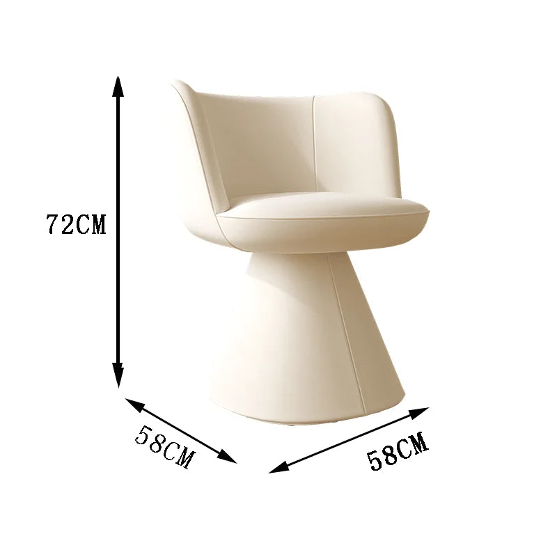 Chaise rotative style nordique