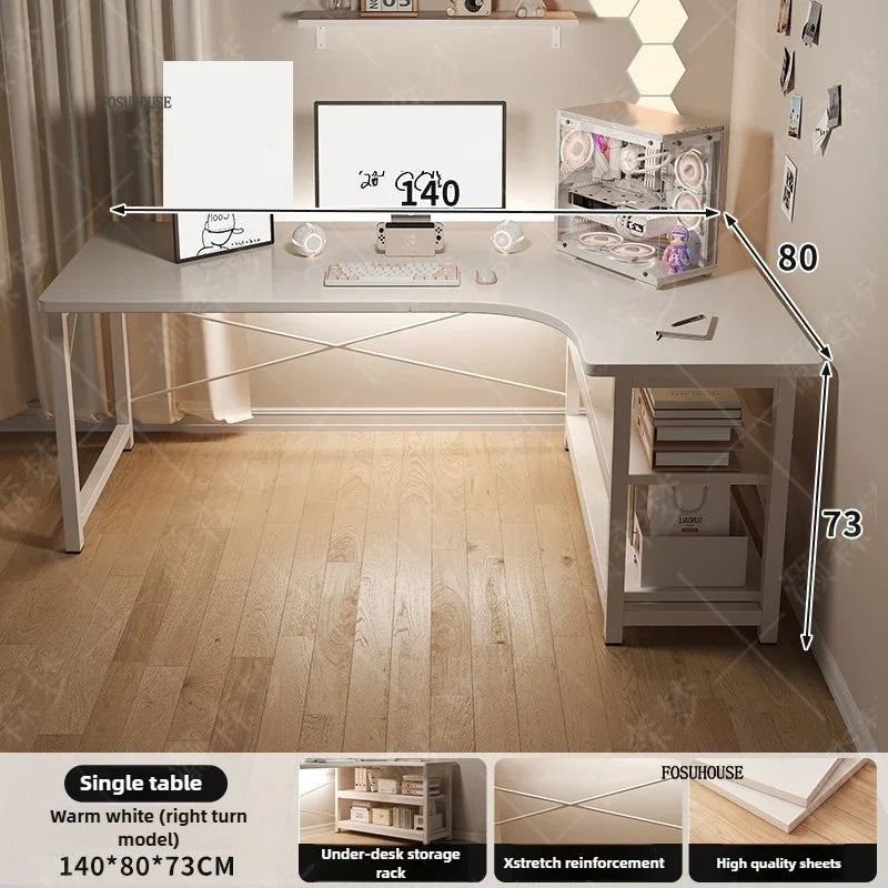 Bureau d'angle Nordique en bois