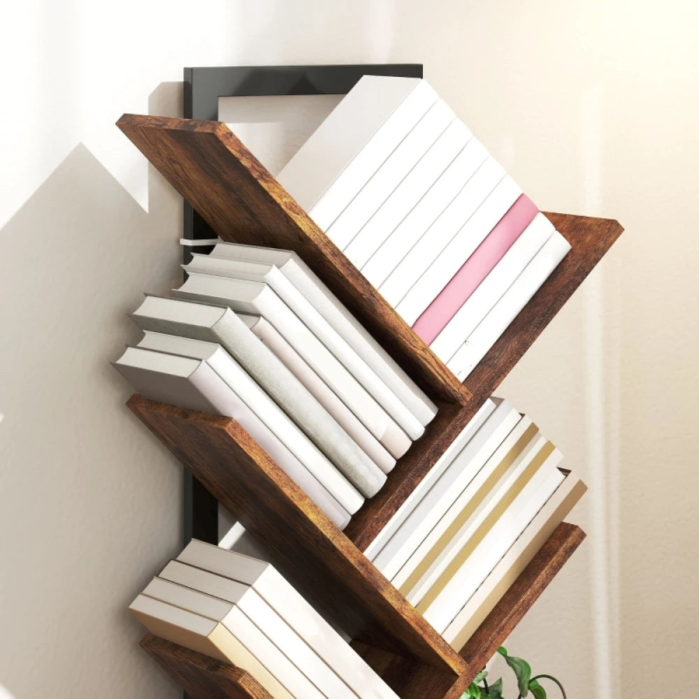 Bibliothèque moderne en bois