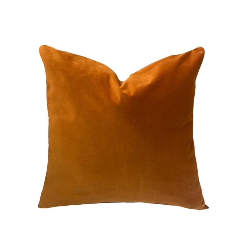 DAVINRICH - Funda de cojín de piel de zorro auténtica 100 % negra y marrón, estilo vintage americano, de lujo, 45 x 45 cm, para sofá de salón