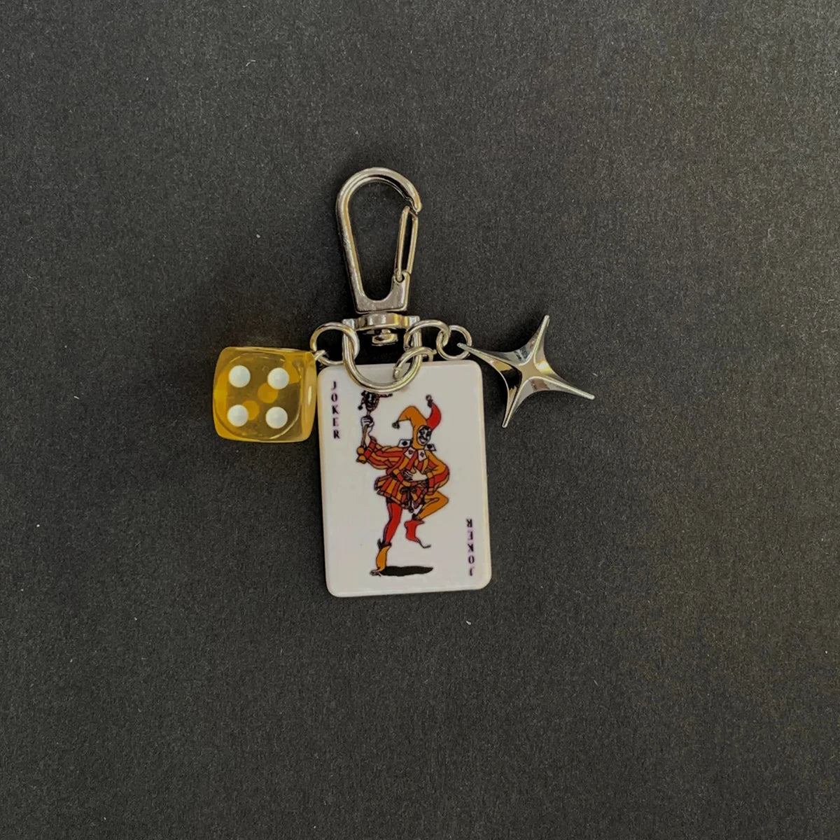 Porte clé avec carte de jeu