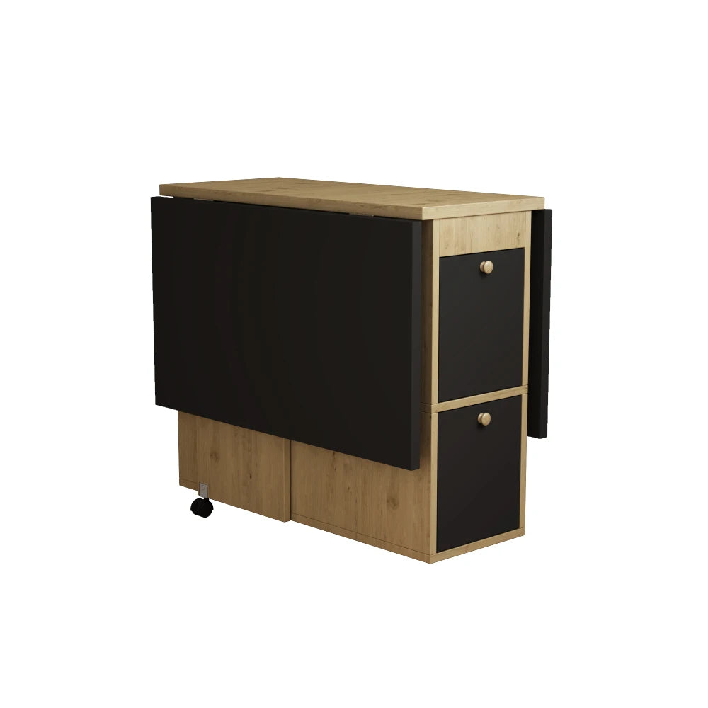 Meuble Muti-fonctionnel en bois avec chaises et rangements